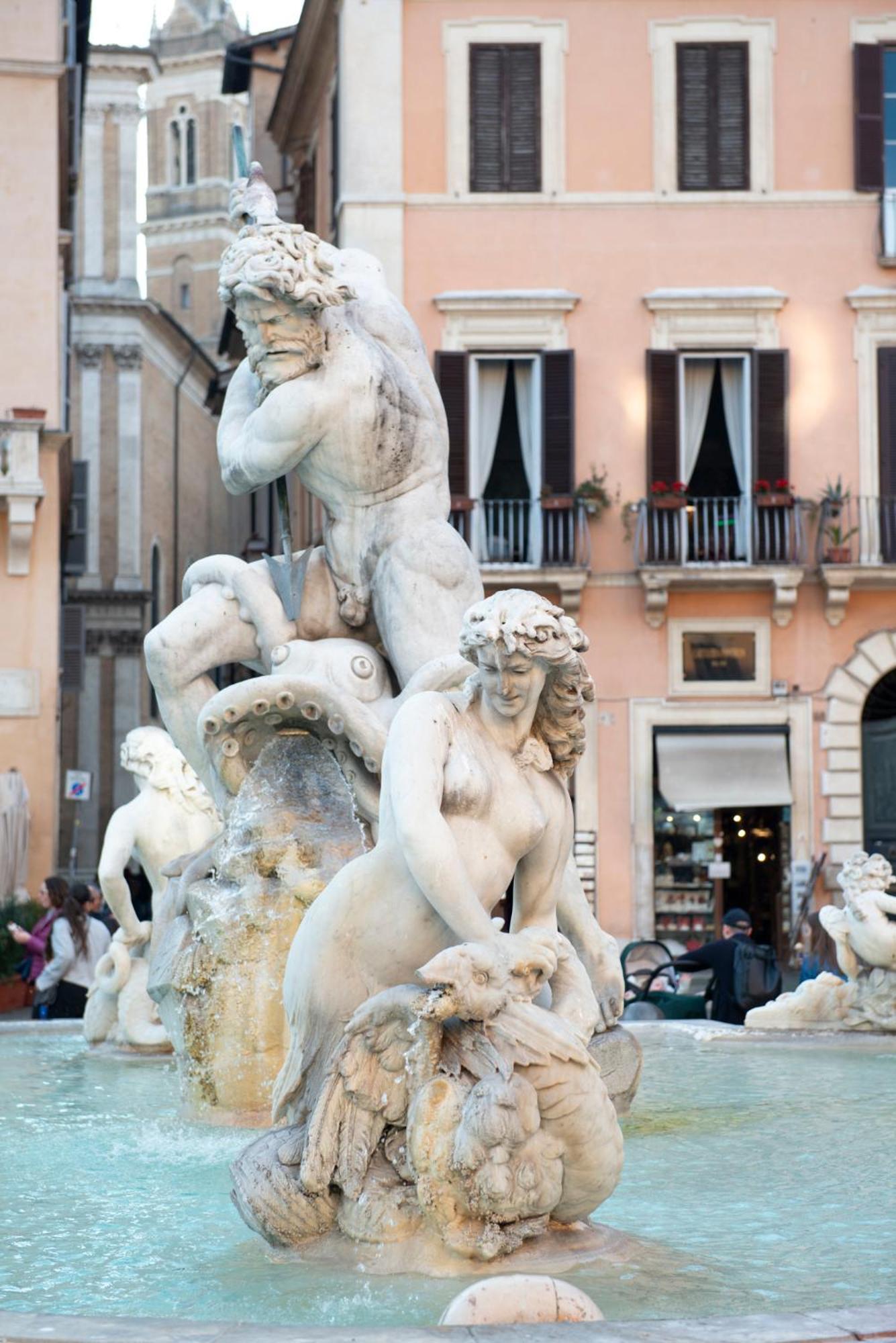 Navona Charming Balcony Lägenhet Rom Exteriör bild
